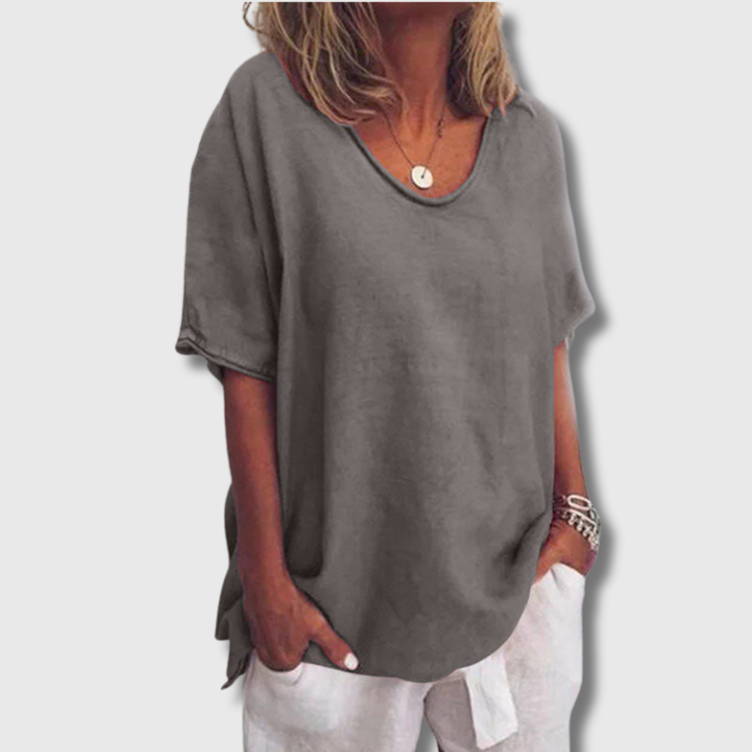 Emily | Bluse aus Bio-Baumwolle – Luftig & Stilvoll