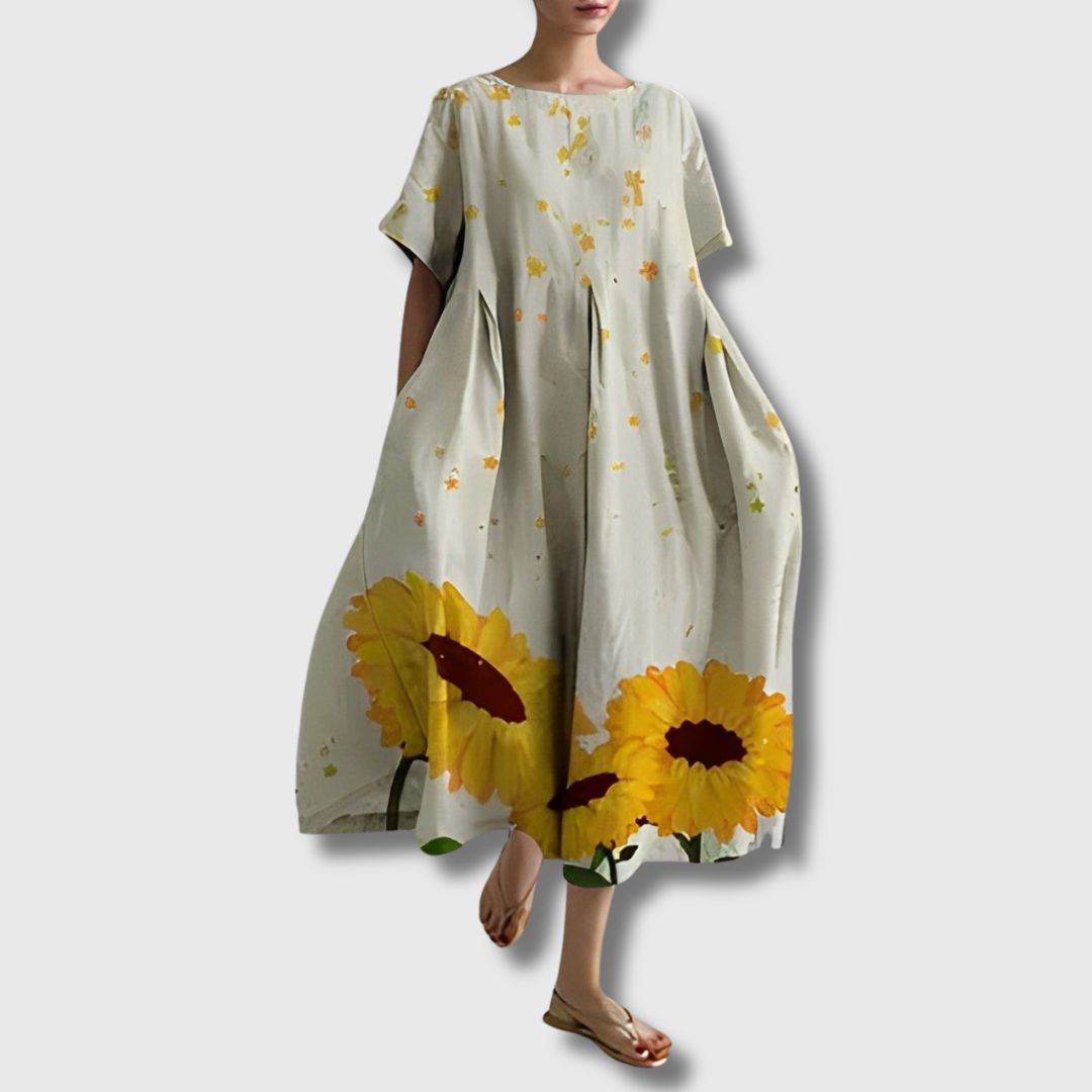 CÉLESTINE | Bohème-Blumenkleid für einen natürlichen und romantischen Stil