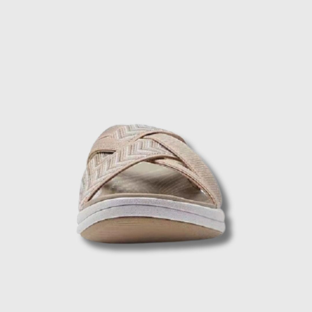 Chloe | Orthopädische Ledersandalen für ganztägigen Komfort