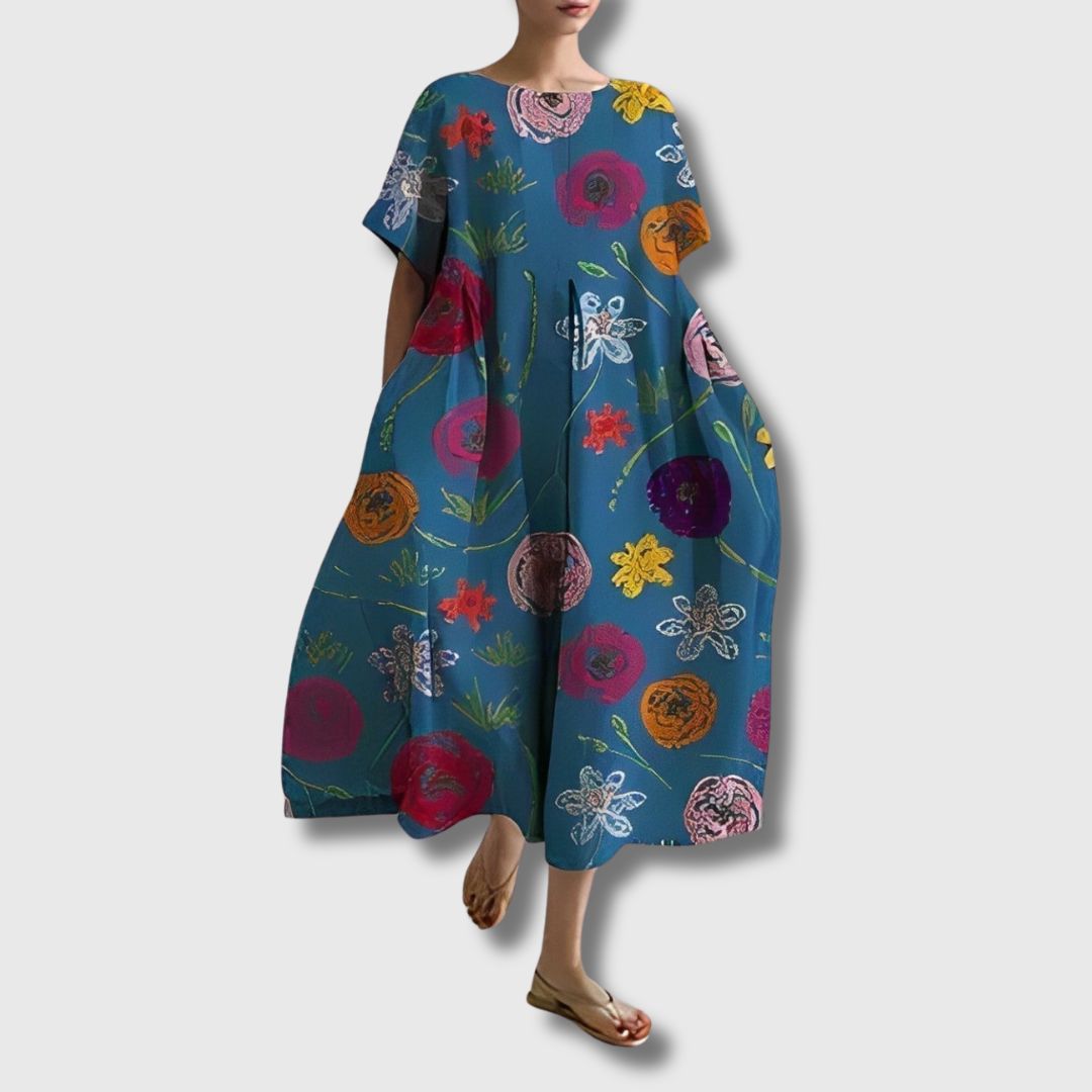 CÉLESTINE | Bohème-Blumenkleid für einen natürlichen und romantischen Stil