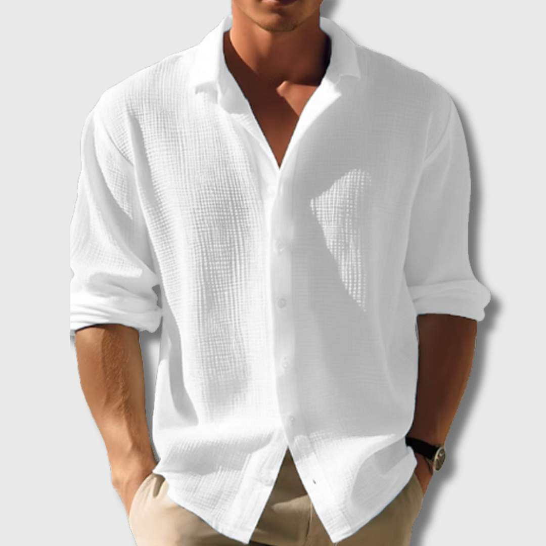 Noah | Sommerliches Button-Down-Hemd aus Premiumstoff