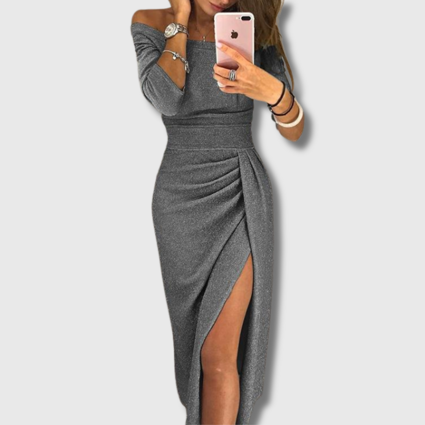 Dalila| Elegantes Kleid aus Premium-Stoff für besondere Anlässe