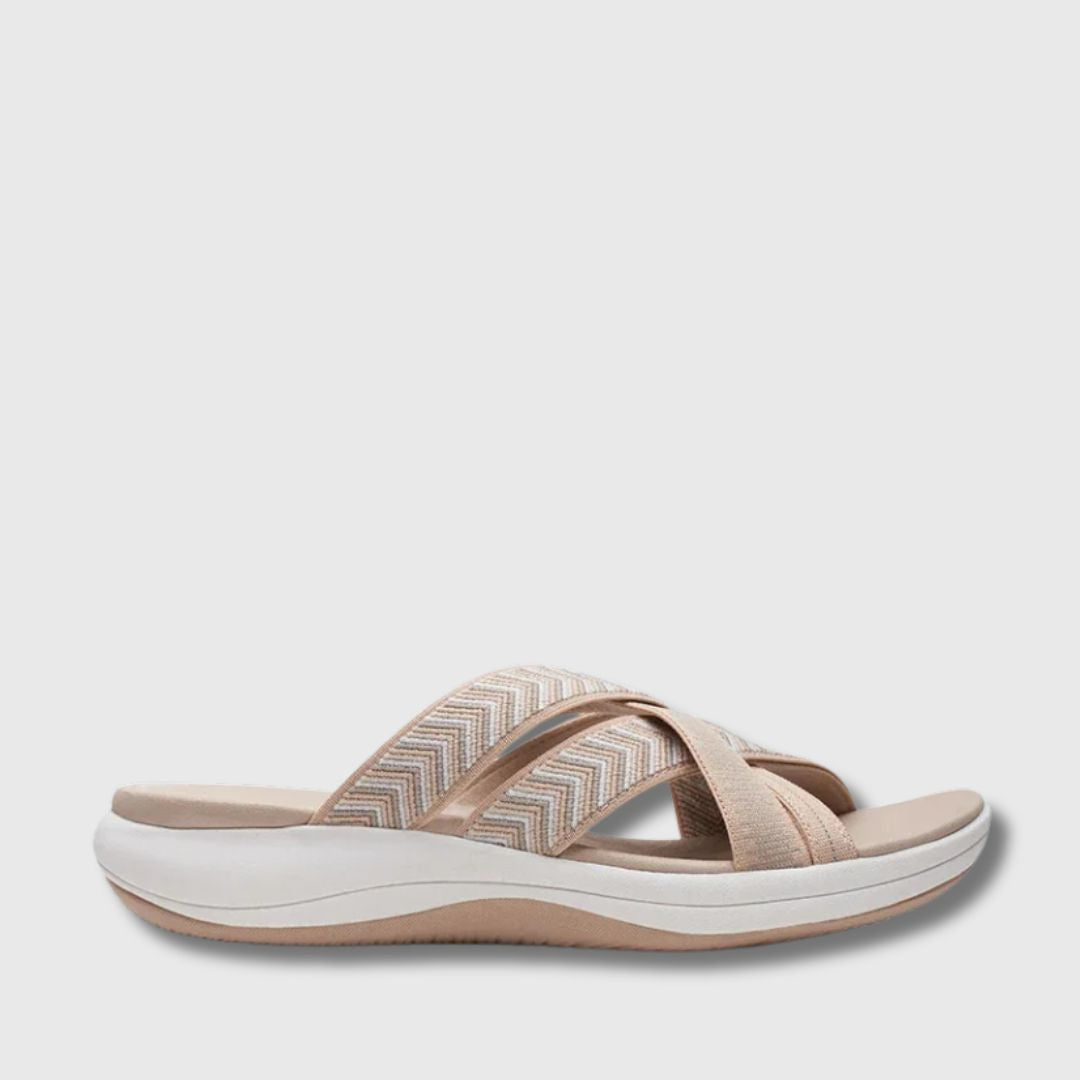 Chloe | Orthopädische Ledersandalen für ganztägigen Komfort