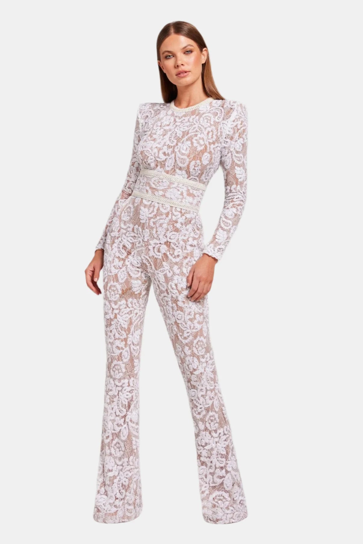 Amelia | Spitzen-Jumpsuit für elegante Abende