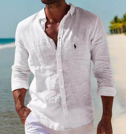Men's classic linen shirt