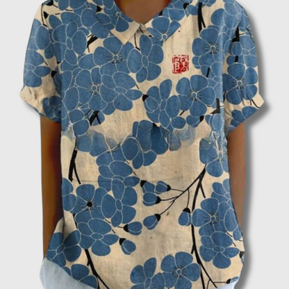 Jessica | Vintage-Bluse aus hochwertigem Material