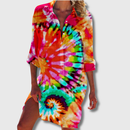 Sandy | Sommerbluse aus atmungsaktivem Material für heiße Tage