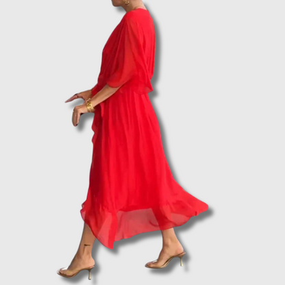 Lily | Elegantes Premium-Chiffonkleid für besondere Anlässe