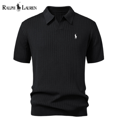 RL™ Knit Polo with V-Neck and Stripes