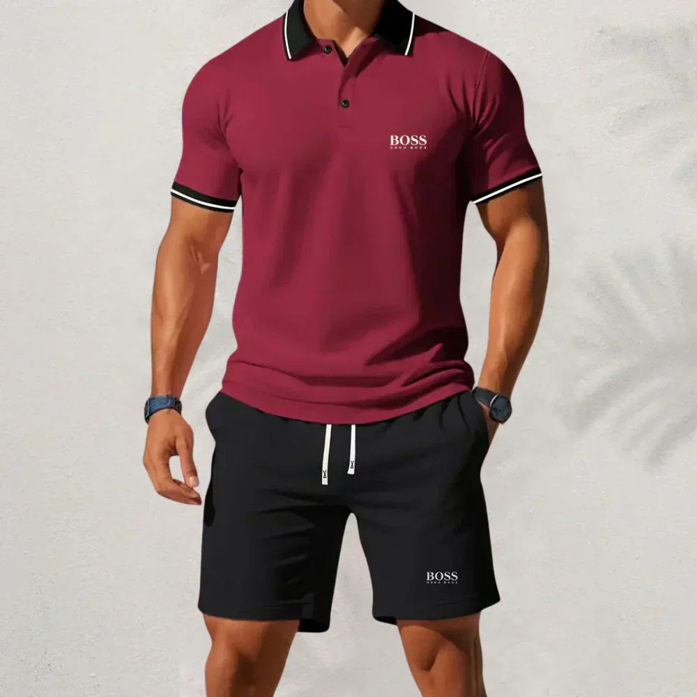 Hugo Boss Men's Set 2025 – Shirt and Shorts