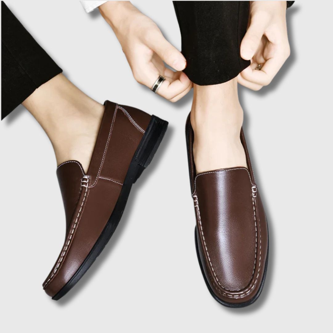 Mark | Handgefertigter Premium-Leder-Mokassin