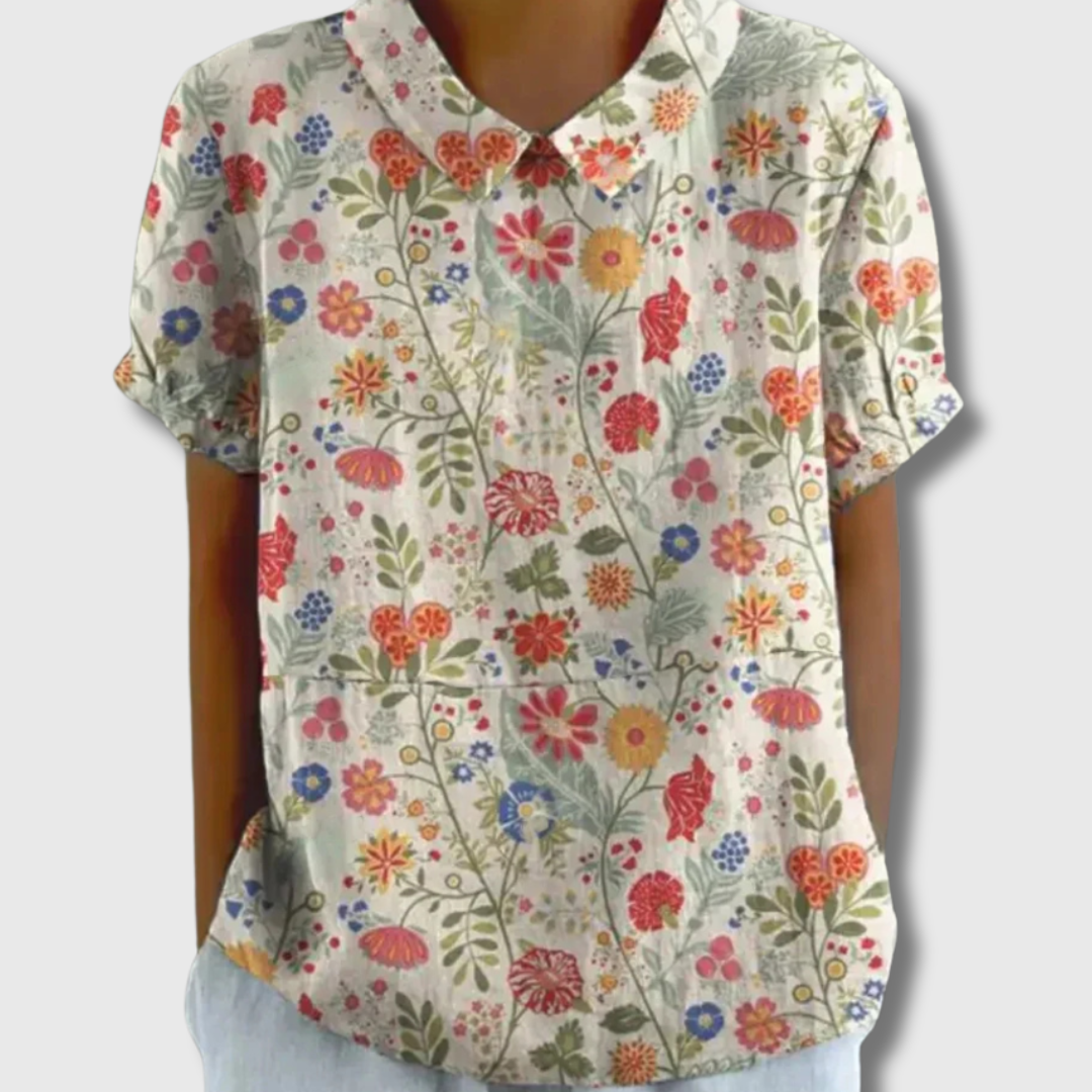 Jessica | Vintage-Bluse aus hochwertigem Material