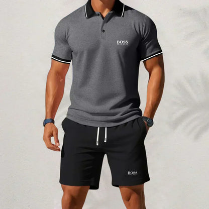 Hugo Boss Men's Set 2025 – Shirt and Shorts
