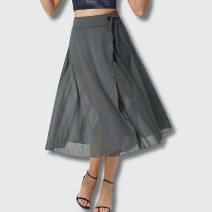 Emily | Hochtaillierter 2-in-1 Rock aus Premium-Stoff