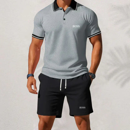 Hugo Boss Men's Set 2025 – Shirt and Shorts