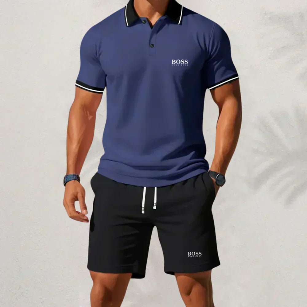 Hugo Boss Men's Set 2025 – Shirt and Shorts