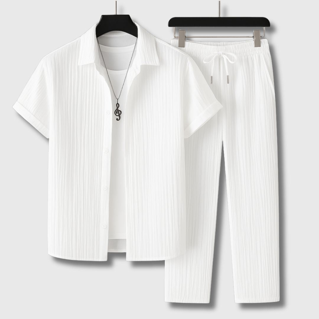 Ethan | Leichter Leinen-Zweiteiler für stilvolle Sommertage