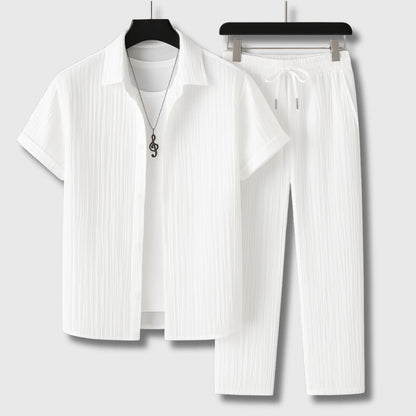 Ethan | Leichter Leinen-Zweiteiler für stilvolle Sommertage