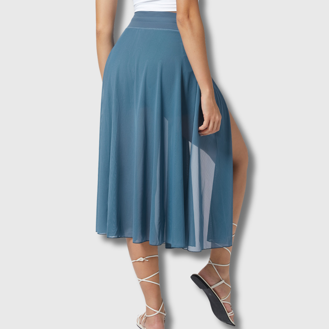 Emily | Hochtaillierter 2-in-1 Rock aus Premium-Stoff