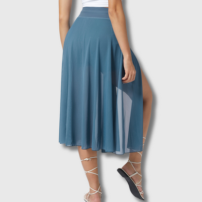 Emily | Hochtaillierter 2-in-1 Rock aus Premium-Stoff