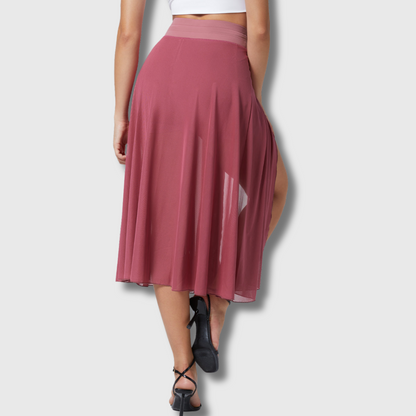 Emily | Hochtaillierter 2-in-1 Rock aus Premium-Stoff