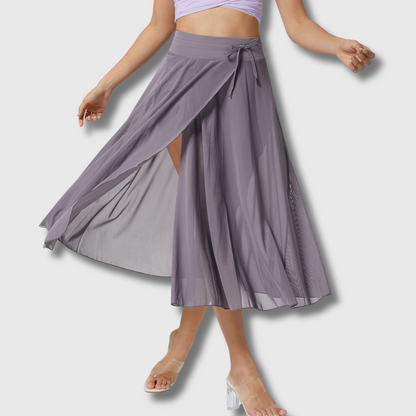 Emily | Hochtaillierter 2-in-1 Rock aus Premium-Stoff