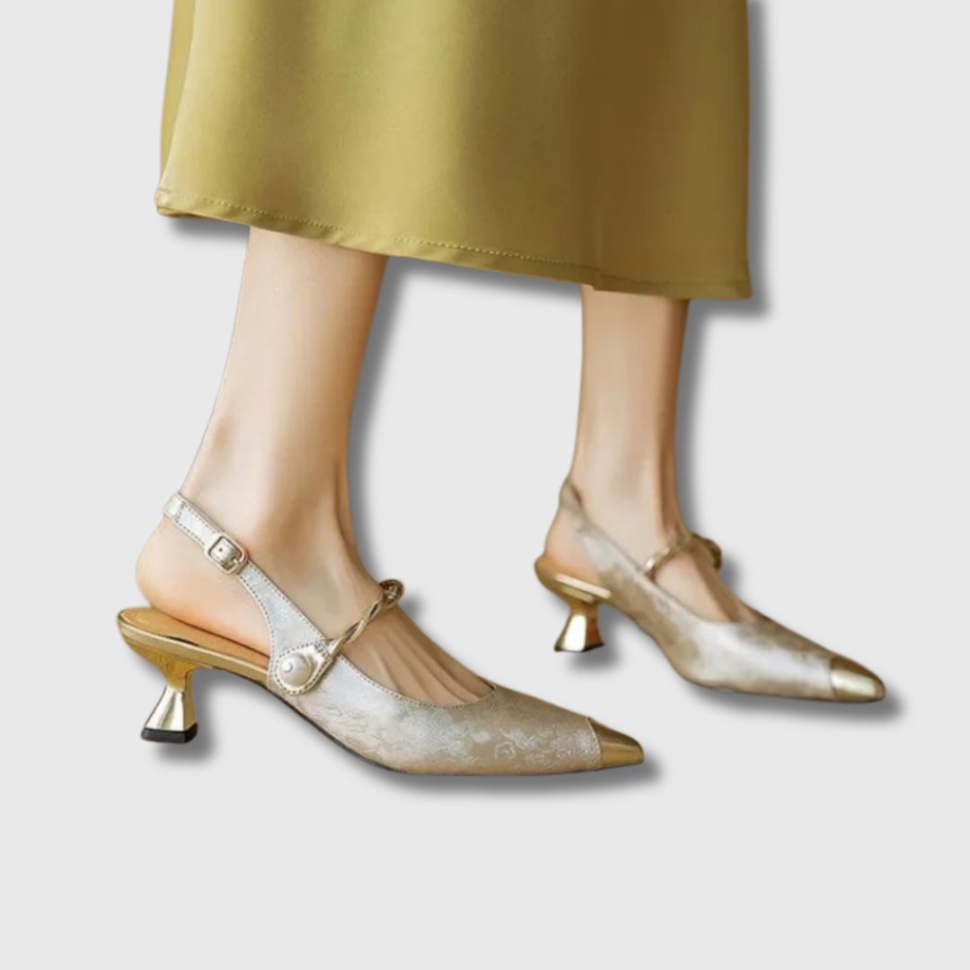 Lily | Sandalen mit edlem Satin für elegante Auftritte