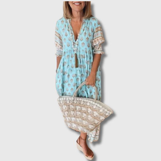 Bella| Kleid aus Premium-Stoff mit einzigartigem Print