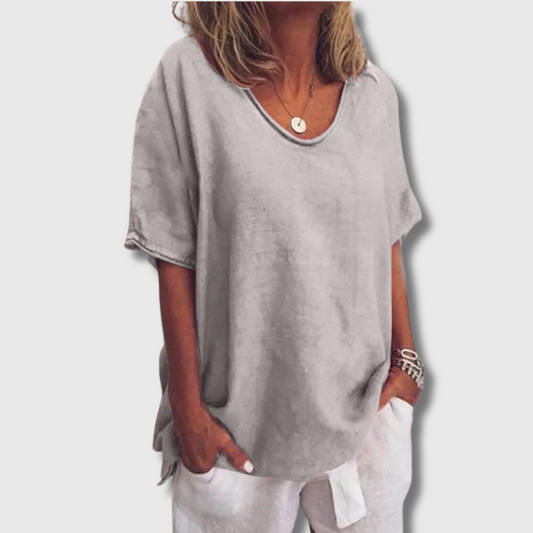 Emily | Bluse aus Bio-Baumwolle – Luftig & Stilvoll