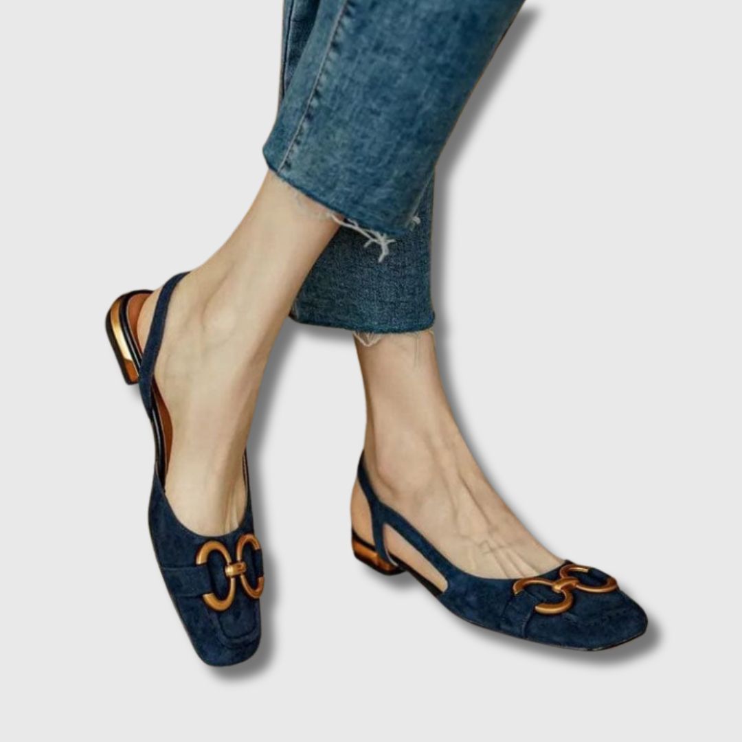 Emily | Handgefertigte Slingbacks für ganztägigen Komfort