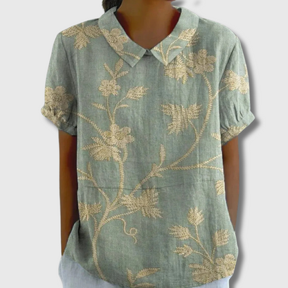 Jessica | Vintage-Bluse aus hochwertigem Material