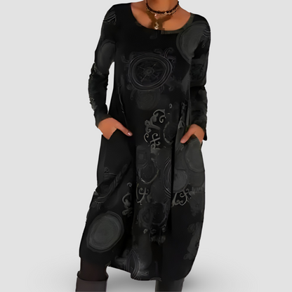 Mia | Winterkleid mit Boho-Eleganz