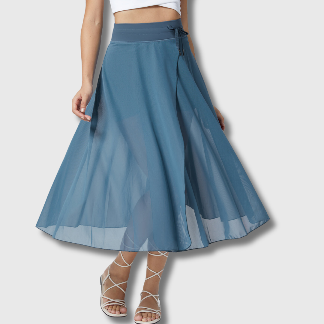 Emily | Hochtaillierter 2-in-1 Rock aus Premium-Stoff