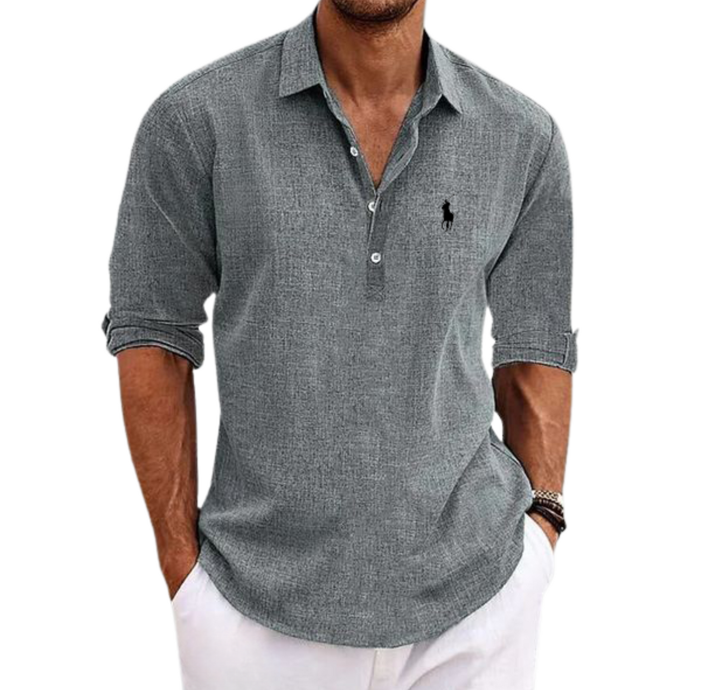 ᏒᎪᏞᏢᎻ ᏞᎪՍᏒЕΝ - Men's Smart Ease Shirt