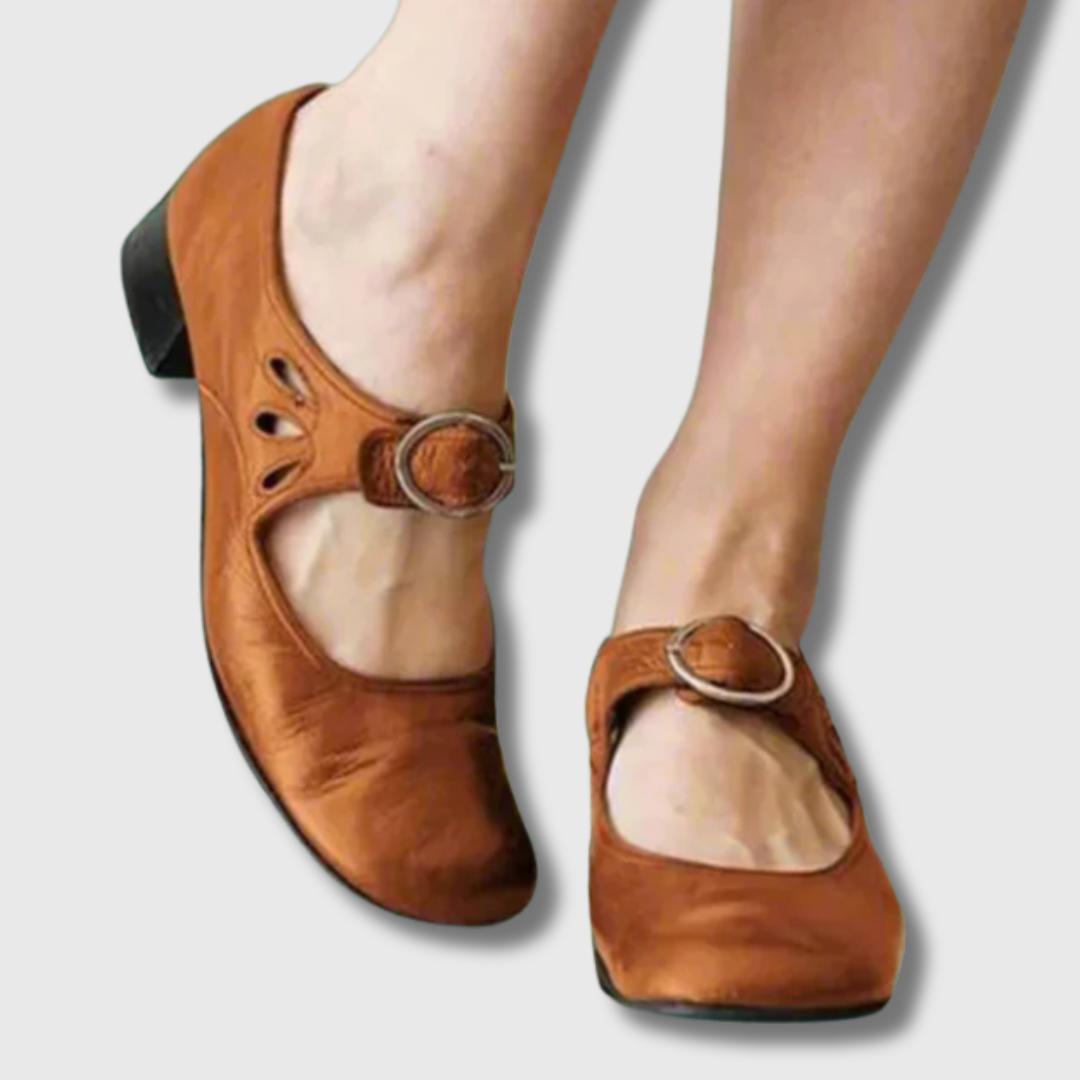 Emily | Orthopädische Ledersandalen für ganztägigen Komfort