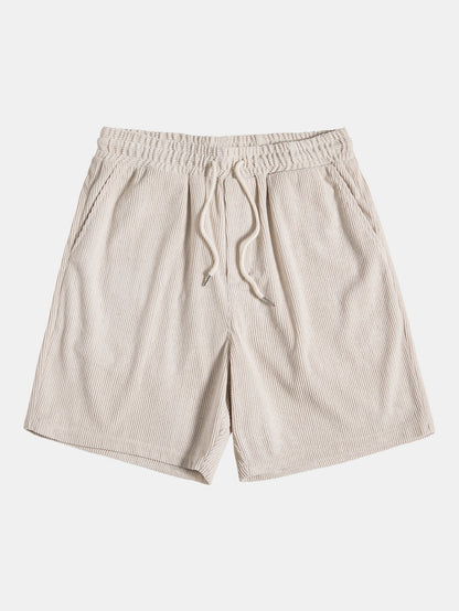 Corduroy Drawstring Shorts