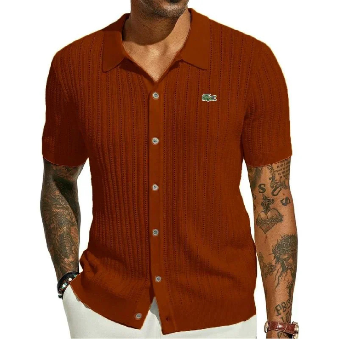 LAC0STE™ Classic Fitted Shirt for Men