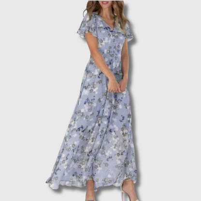 Lia| Maxi-Kleid aus Premium-Stoff – Perfekt für Sommerhochzeiten