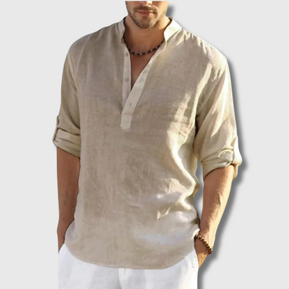 George| Leinenhemd handgefertigt – Perfekt für heiße Tage