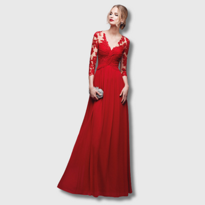Anna | Elegantes Maxikleid aus Premiumstoff für besondere Anlässe