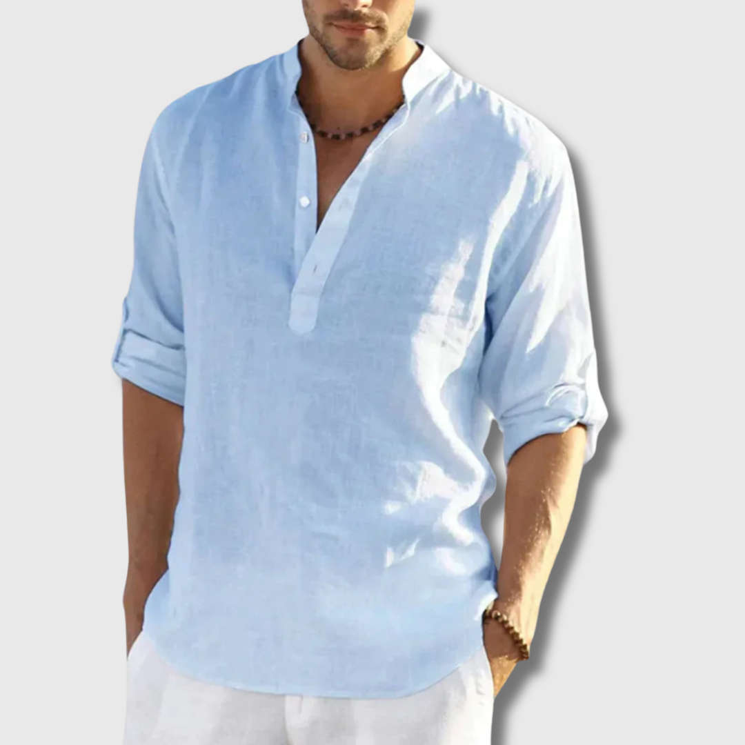 George| Leinenhemd handgefertigt – Perfekt für heiße Tage