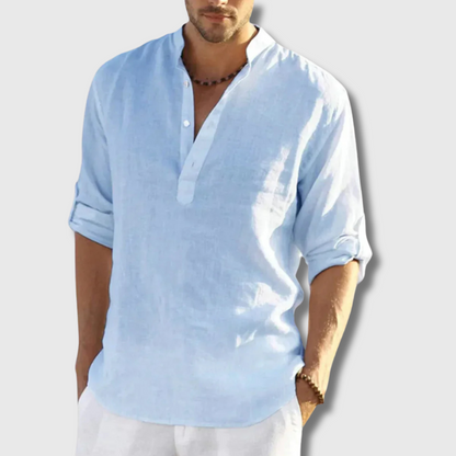 George| Leinenhemd handgefertigt – Perfekt für heiße Tage