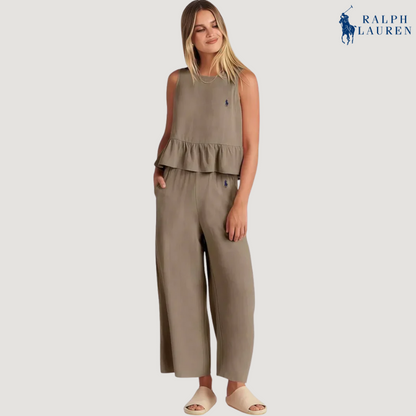 R. Ꮮаᴜгеn Ruffled Two-Piece Set + Free Sun Hat – Buy 1 Get 2