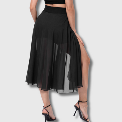 Emily | Hochtaillierter 2-in-1 Rock aus Premium-Stoff