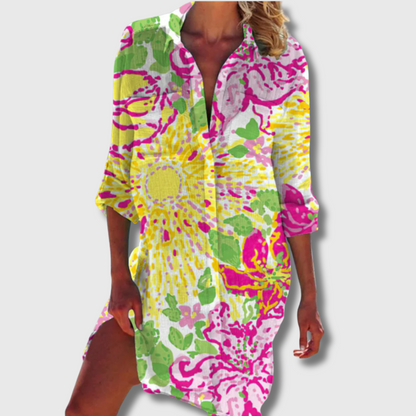 Sandy | Sommerbluse aus atmungsaktivem Material für heiße Tage