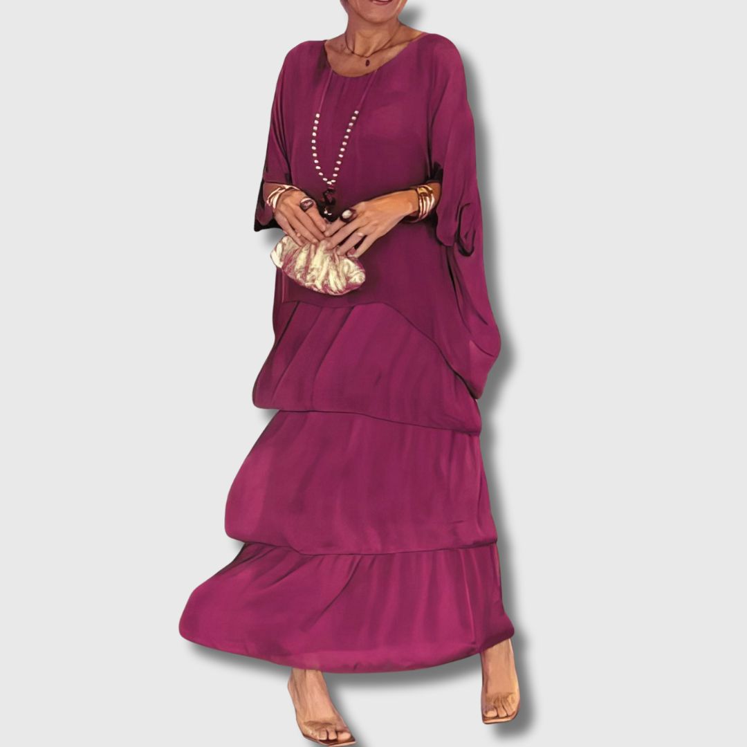 Caroline | Elegantes Maxikleid Bequem für alle Anlässe