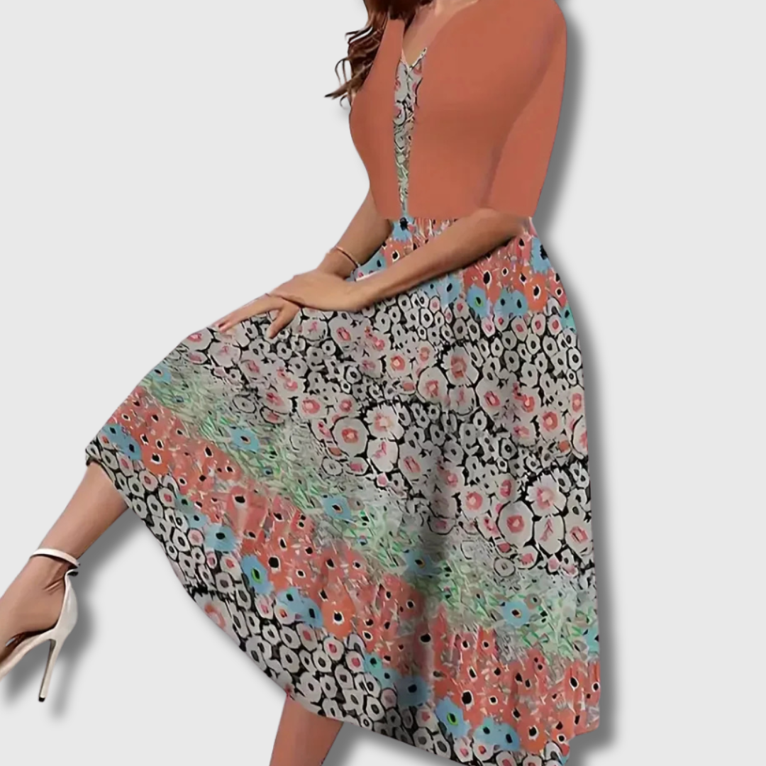 Nina| Abito blazer midi in lino premium per un'eleganza estiva