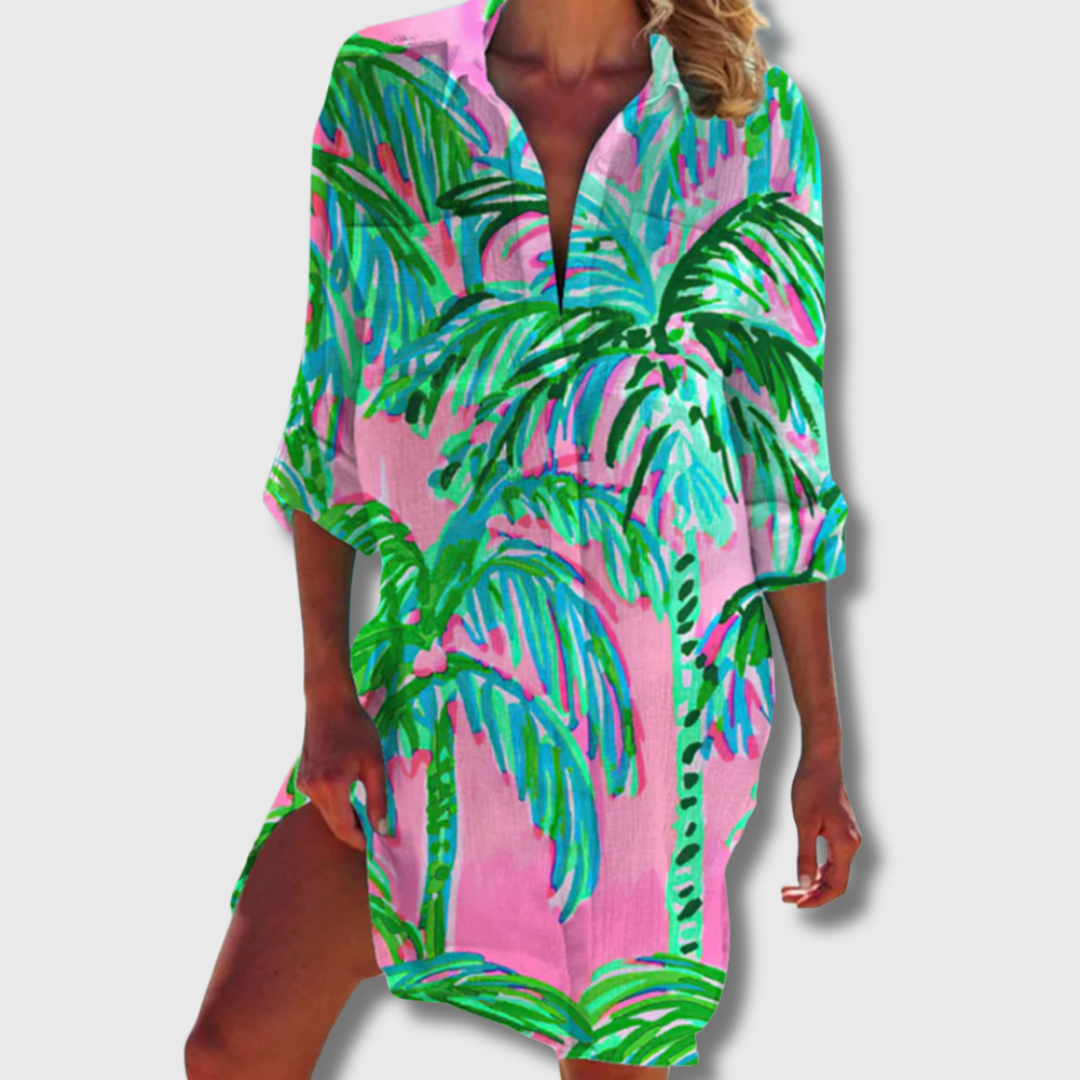 Sandy | Sommerbluse aus atmungsaktivem Material für heiße Tage