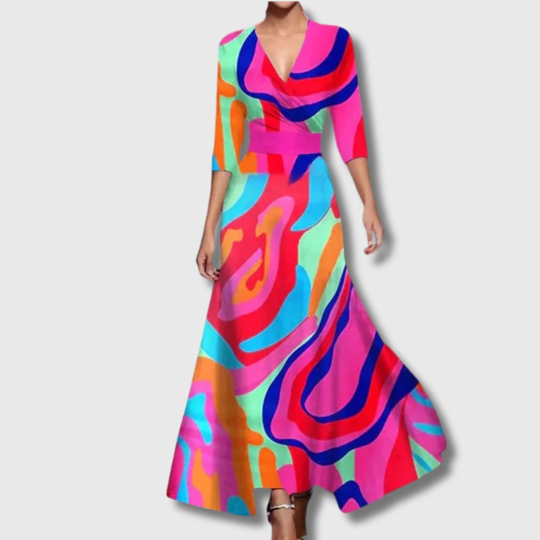 Sole | Handgefertigtes Maxikleid aus Premium-Material für stilvolle Anlässe