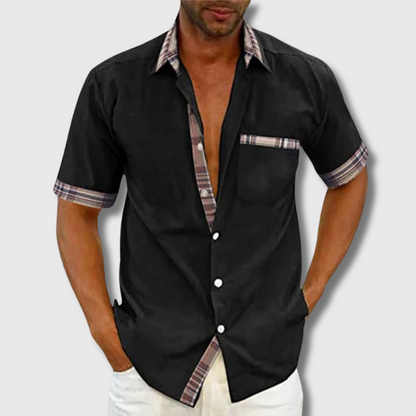 Liam | Kurzarmhemd aus Premium-Baumwolle – Stilvoller Komfort für jeden Tag